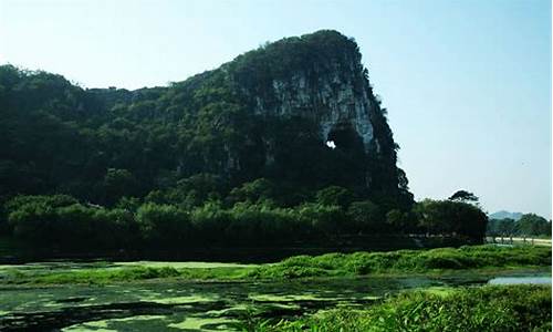 桂林穿山日落_桂林穿山公园日出