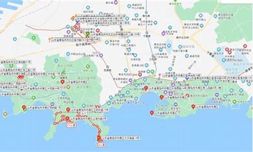 青岛旅游路线规划图手抄报_青岛旅游路线规划