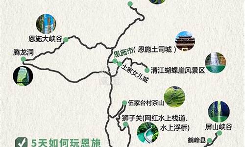 恩施旅游攻略路线图_恩施旅游攻略路线